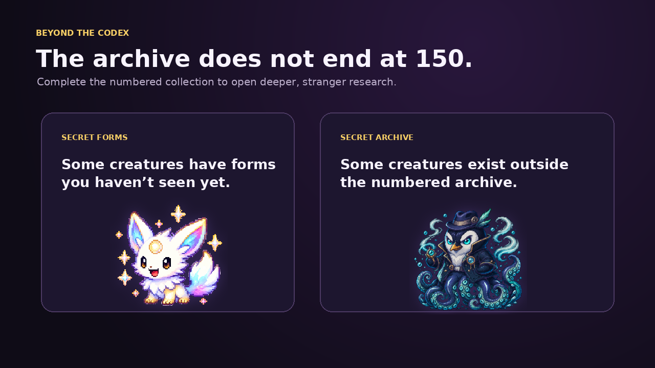Spoiler-free view of Creature Lab endgame research